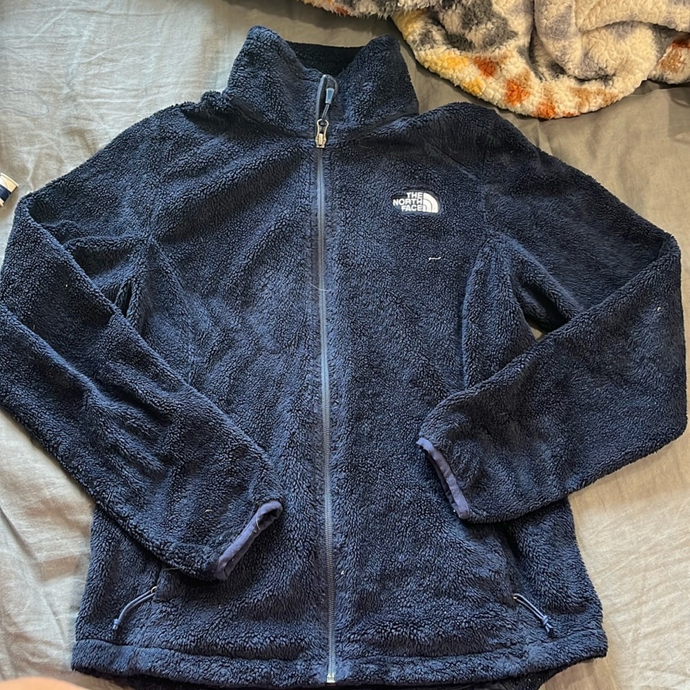 North Face Fuzzy Zip-up